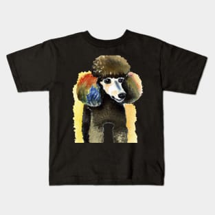 Poodle Watercolor - Gift For Dog Lovers Kids T-Shirt